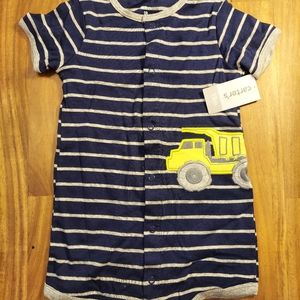 Carters Baby Boy Onesie, Navy, 18 months